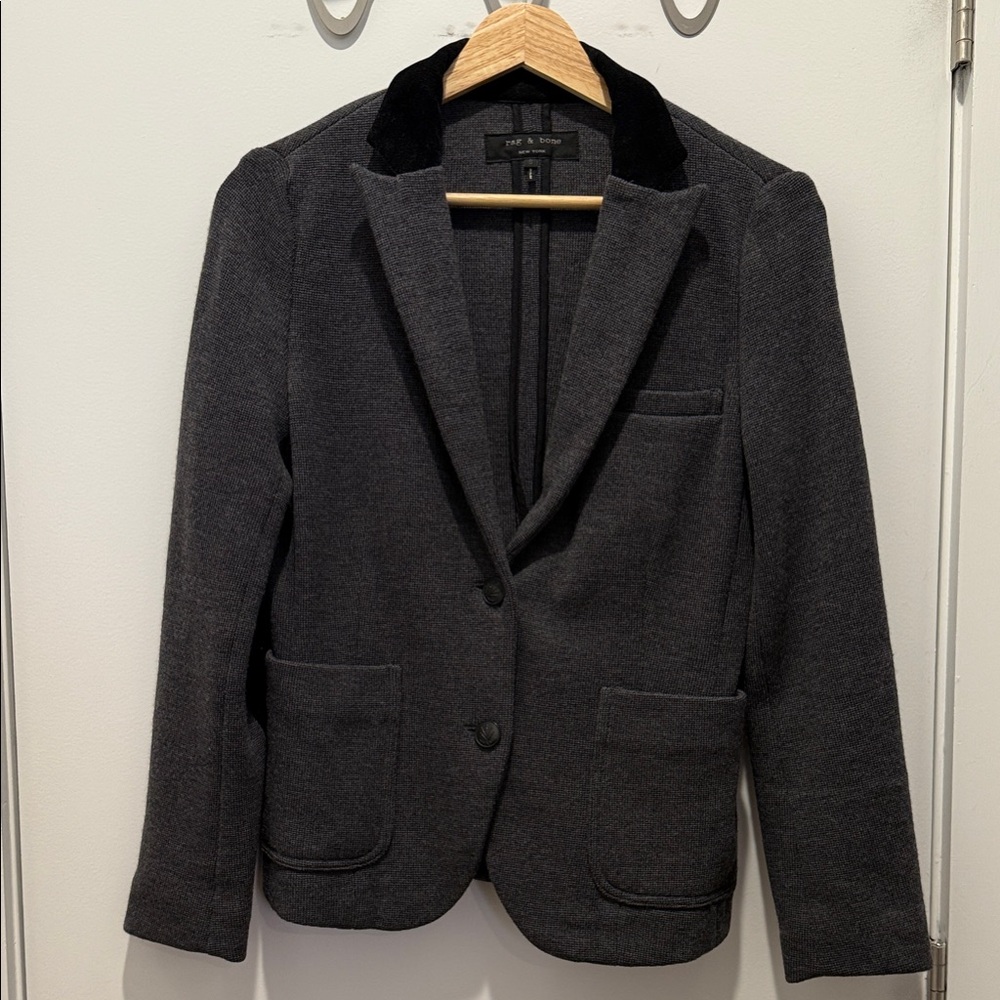 rag & bone Gray Blazer size S